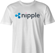funny XRP ripple cryptocurrency parody t-shirt men's white 
