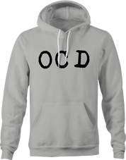 funny OCD obsessive compulsive disorder t-shirt men's grey