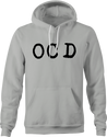 funny OCD obsessive compulsive disorder t-shirt men's grey