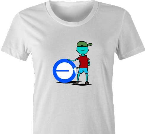 Get ready to blow your load all over L2. Open mouth, Base! Get ready to be the envy of everyone with your impressive display of protein donation. ETH Layer 2 Parody - Womens White Tee