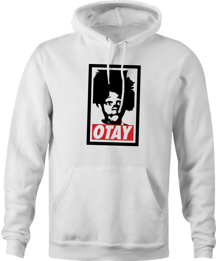 funny little rascals buckwheat o'tay hoodie men's white