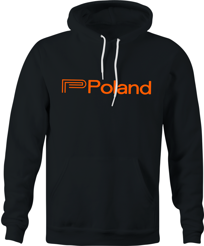 funny Poland eastern european DJ men's black hoodie for DJ's