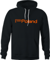 funny Poland eastern european DJ men's black hoodie for DJ's