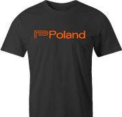 funny Poland eastern european DJ men's black t-shirt for DJ's