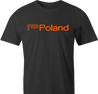 funny Poland eastern european DJ men's black t-shirt for DJ's