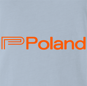 funny Poland eastern european DJ men's light blue t-shirt for DJ's