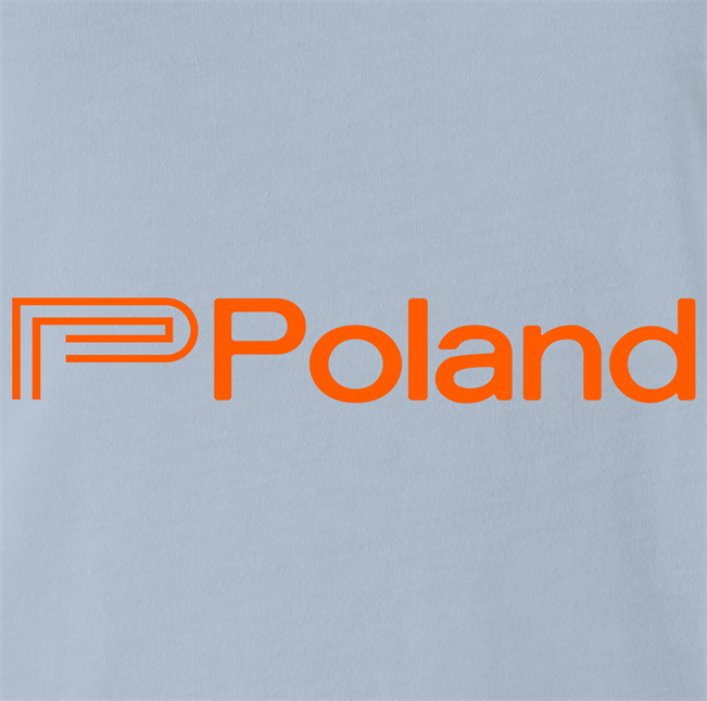 funny Poland eastern european DJ men's light blue t-shirt for DJ's