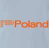funny Poland eastern european DJ men's light blue t-shirt for DJ's