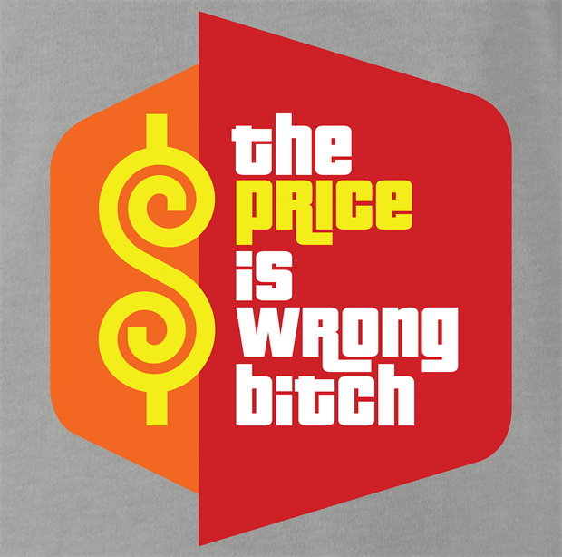 hilarious happy gilmore price is right golf mashup t-shirt men's ash 