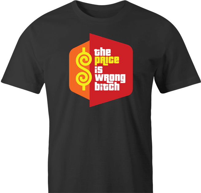 hilarious happy gilmore price is right golf mashup t-shirt men's black 