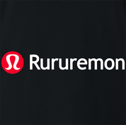 funny racist lululemon parody t-shirt men's black