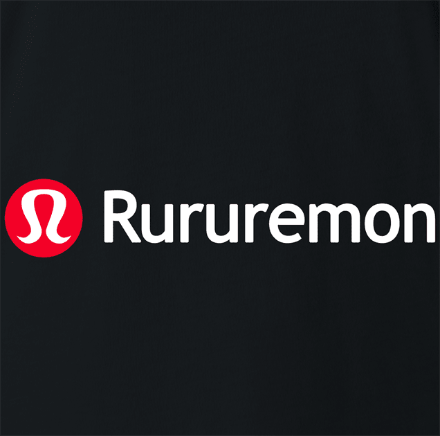 funny racist lululemon parody t-shirt men's black