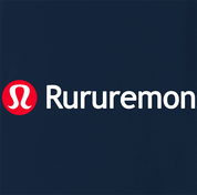 funny racist lululemon parody t-shirt men's navy blue  