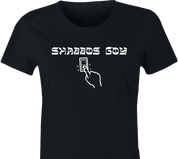 funny shabbos goy jewish humor t-shirt women's black