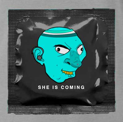 The ultimate defense against unexpected surprises, this long-lasting condom will have you covered for years to come. Perfect for those who need protection that never quits, even if you do! - Ashe T-Shirt