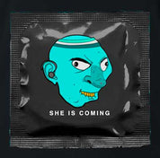 The ultimate defense against unexpected surprises, this long-lasting condom will have you covered for years to come. Perfect for those who need protection that never quits, even if you do! - Black T-Shirt