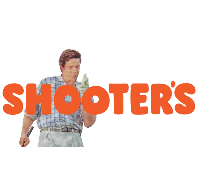 funny happy gilmore shooter mcgavin hooters golf mashup t-shirt men's white