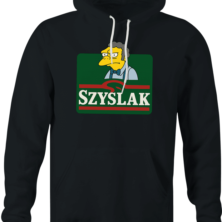 hilarious moe Szyslak the simpsons sizzler steakhouse mashup hoodie men's black 