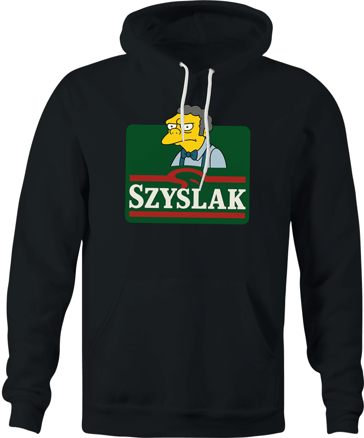 hilarious moe Szyslak the simpsons sizzler steakhouse mashup hoodie men's black 
