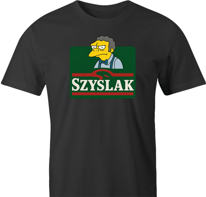 hilarious moe Szyslak the simpsons sizzler steakhouse mashup t-shirt men's black 