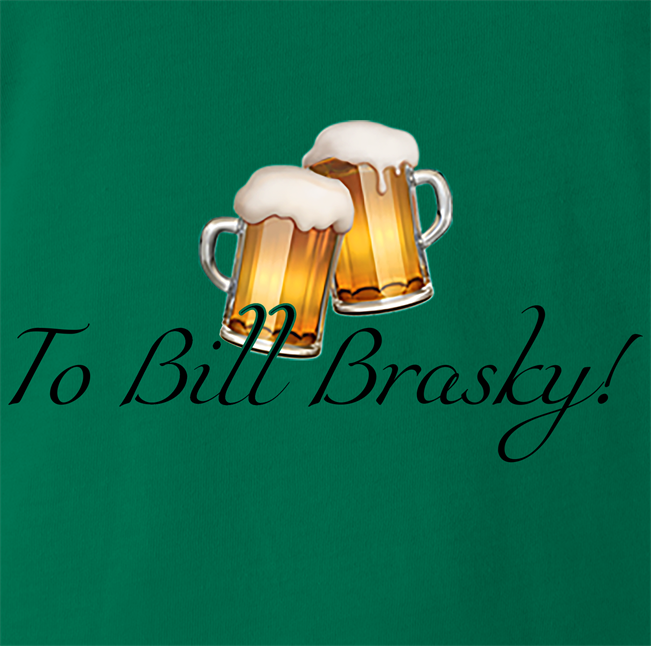 funny bill brasky SNL saturday night live t-shirt men's green