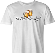 funny bill brasky SNL saturday night live t-shirt men's white