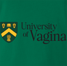 funny university of regina university of vagina mashup t-shirt men's green