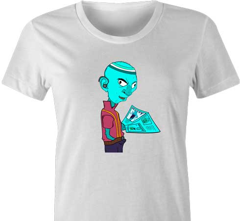 All you have in this world is your balls and your virginity, and you don't break 'em for no one!&nbsp; No one hodl's like a virgin! - Womens White Tee