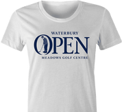 funny womens waterbury open happy gilmore golf t-shirt  