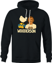 hilarious Wooderson dazed and confused woodstock music festival mashup hoodie men's black