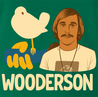 hilarious Wooderson dazed and confused woodstock music festival mashup t-shirt men's green