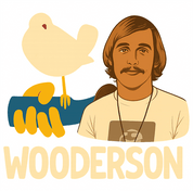hilarious Wooderson dazed and confused woodstock music festival mashup t-shirt men's white