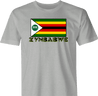 funny zyn nicotine pouch zimbabwe flag mashup t-shirt men's gray