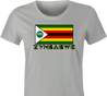 funny zyn nicotine pouch zimbabwe flag mashup t-shirt women's gray