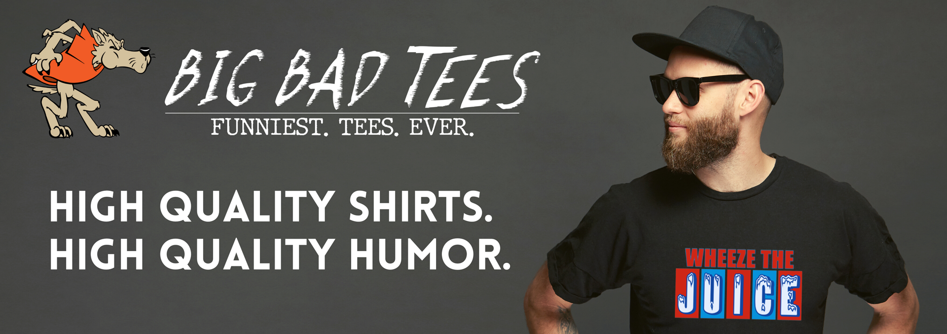 BigBadTees.com Funniest.Tees.Ever. Funny T-Shirts Main Banner 