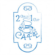 Funny 2 girls 1 cup cafe coffee shop t-shirt men's white  