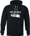 funny 440 six pack jared zimmerman car-fix tv show black hoodie