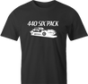 funny 440 six pack jared zimmerman car-fix tv show men's t-shirt