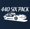 funny 440 six pack jared zimmerman car-fix tv show Navy t-shirt