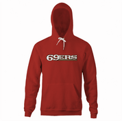 funny san francisco 69ers hoodie men's red