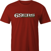 funny san francisco 69ers t-shirt men's red