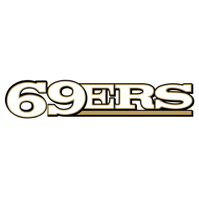 San Francisco 69ers logo whitefunny san francisco 69ers t-shirt men's white