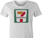 funny Demogorgon television t-shirt women's white