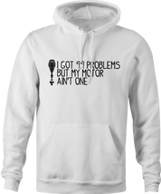 funny boating t-shirt white hoodie