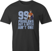 99 Problems Funny Dog T-Shirt Funny Dog T-Shirt Black
