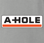Funny asshole moving day t-shirt grey men's