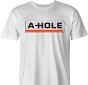 Funny asshole moving day t-shirt white men's