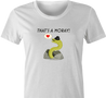 funny That's Amore Play On Word That's A Moray Eel white women's t-shirt