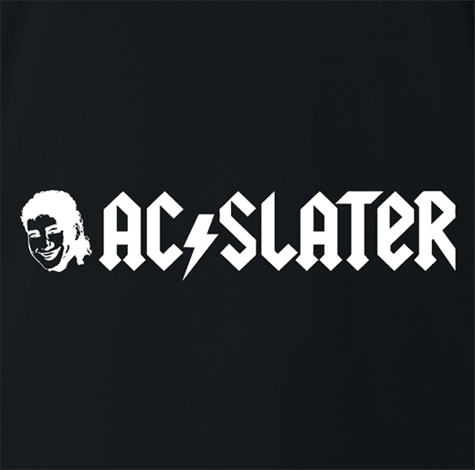AC Slater Saved by the bell Mashup Men's black T-Shirt