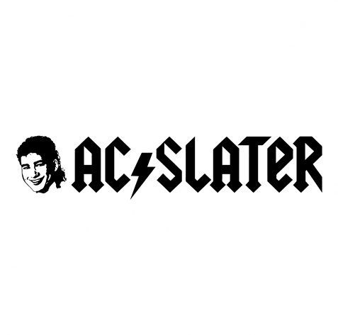 AC Slater Saved by the bell Mashup Men's white T-Shirt